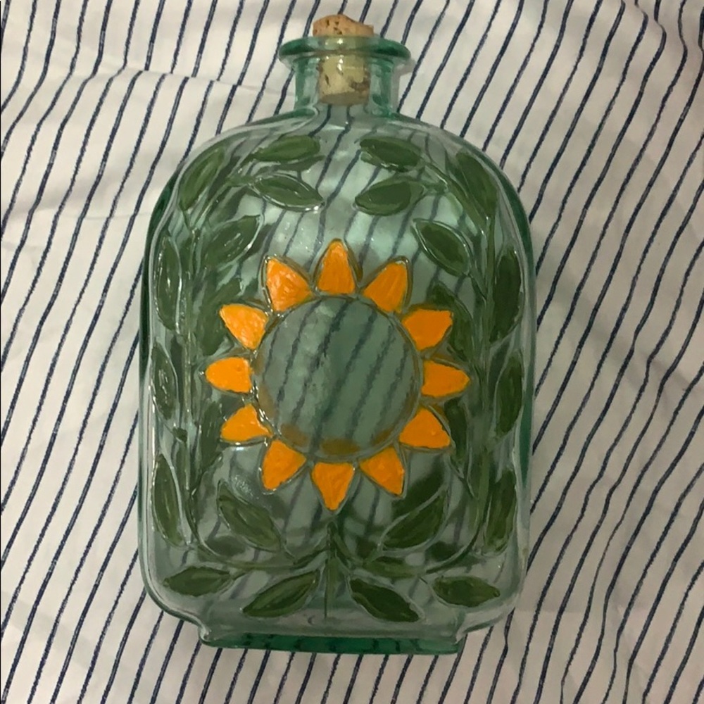 Sunflower jar